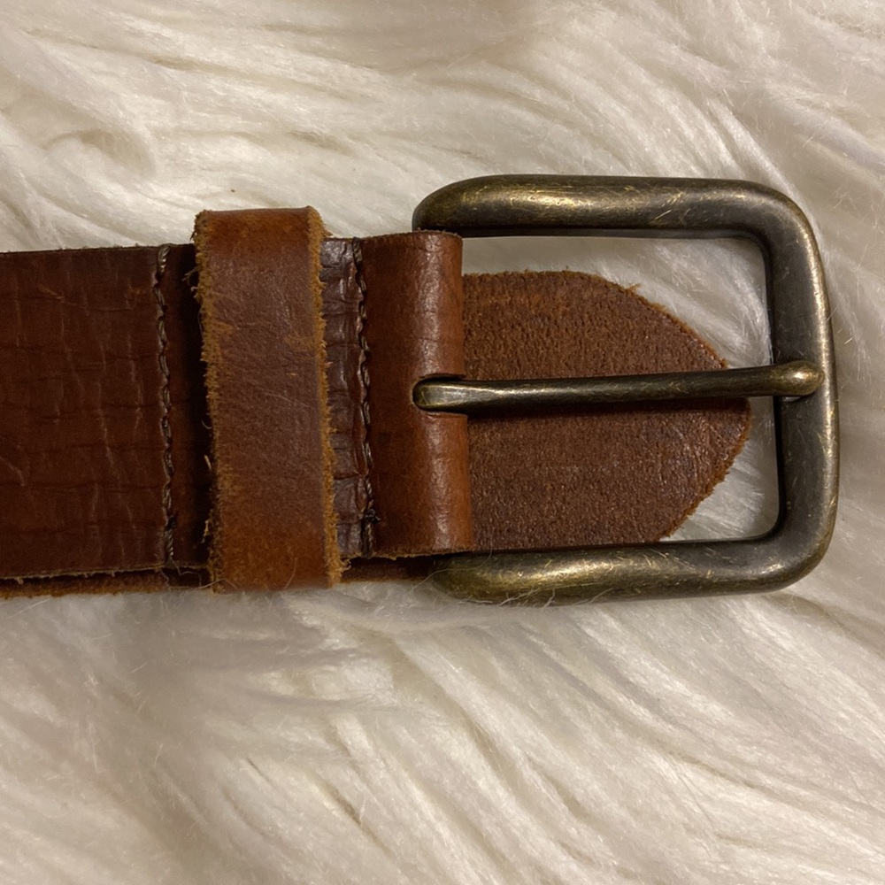 American Eagle Outfitters Man Belt size 36” genuine leather brown color - Picture 5 of 9